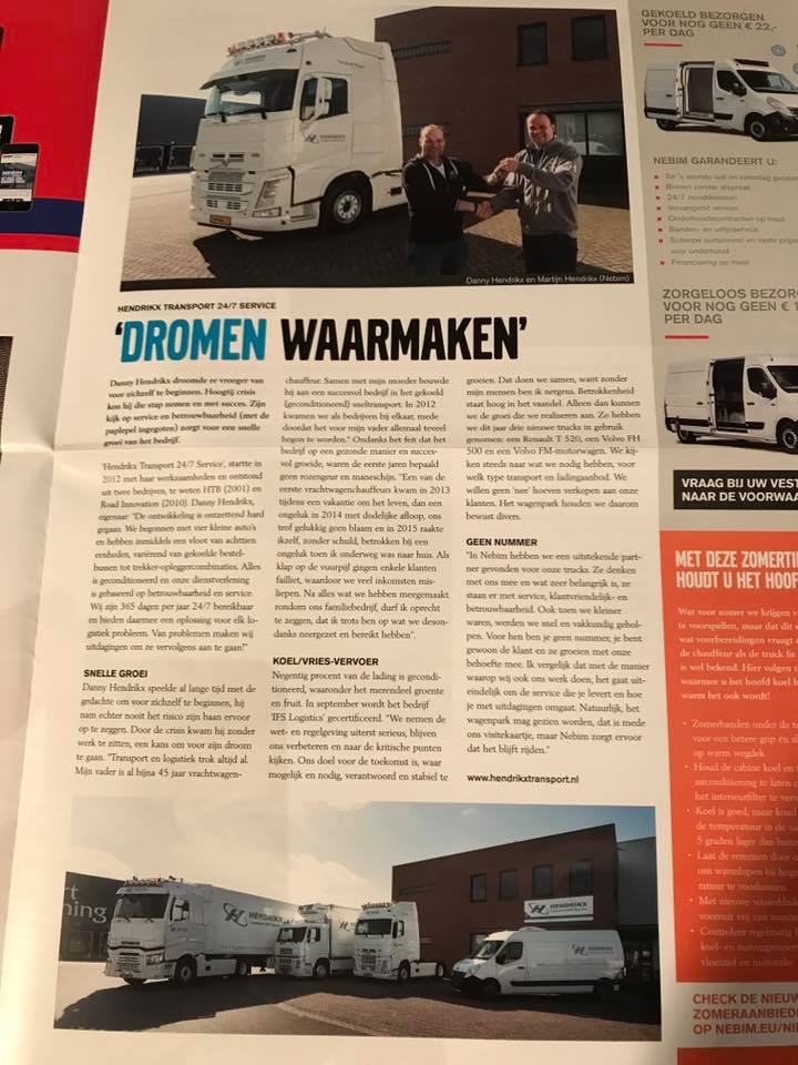 juli 2017 “Dromen waarmaken”